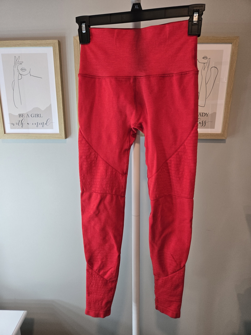 NWOT Alphalete Red High-Waist Leggings